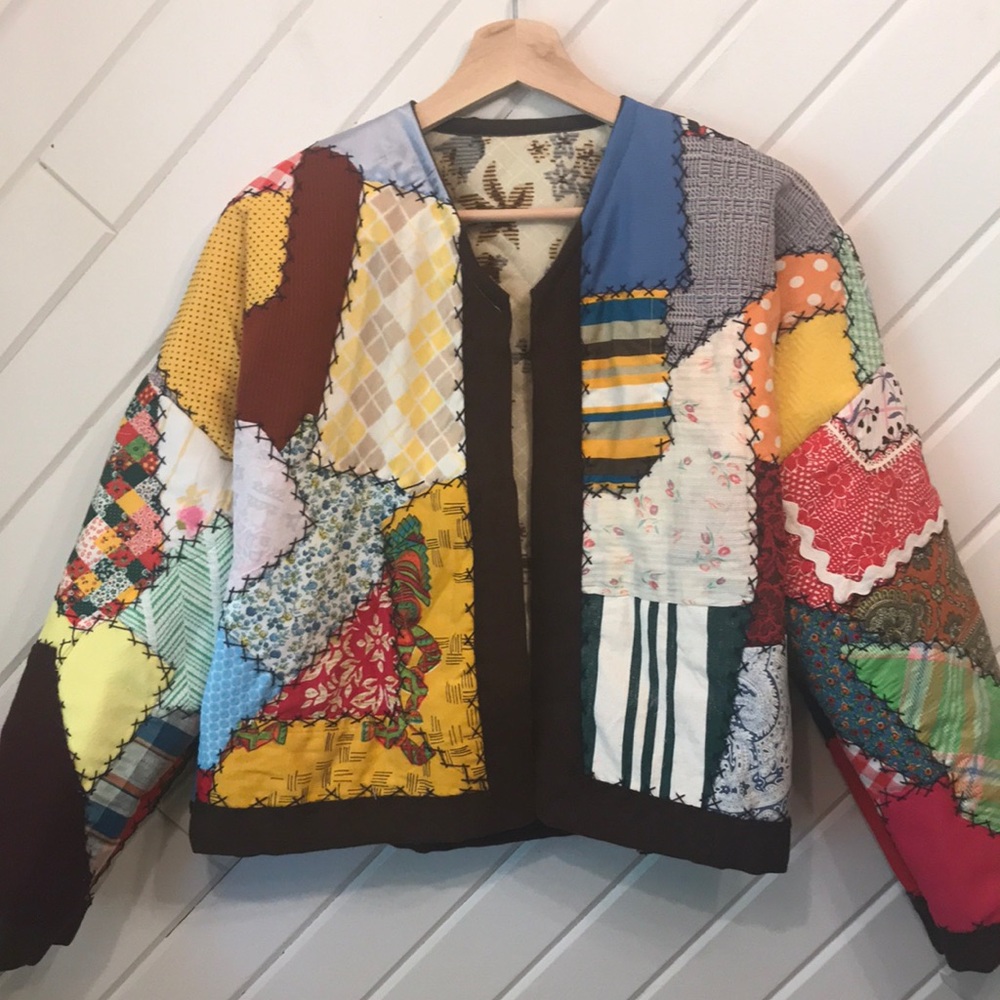 Handmade Crazy Quilt Jacket